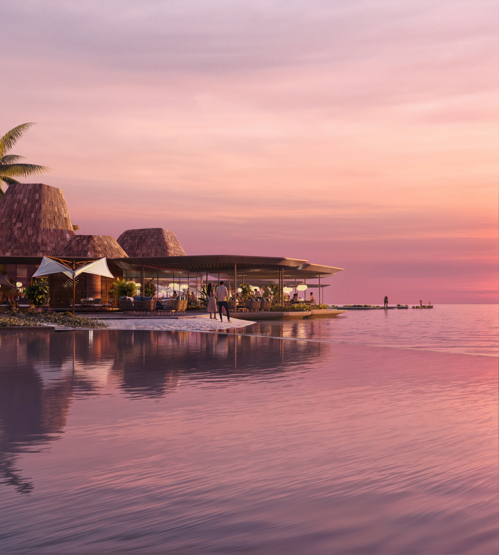 Lifestyle view across the Baccarat Maldives lagoon